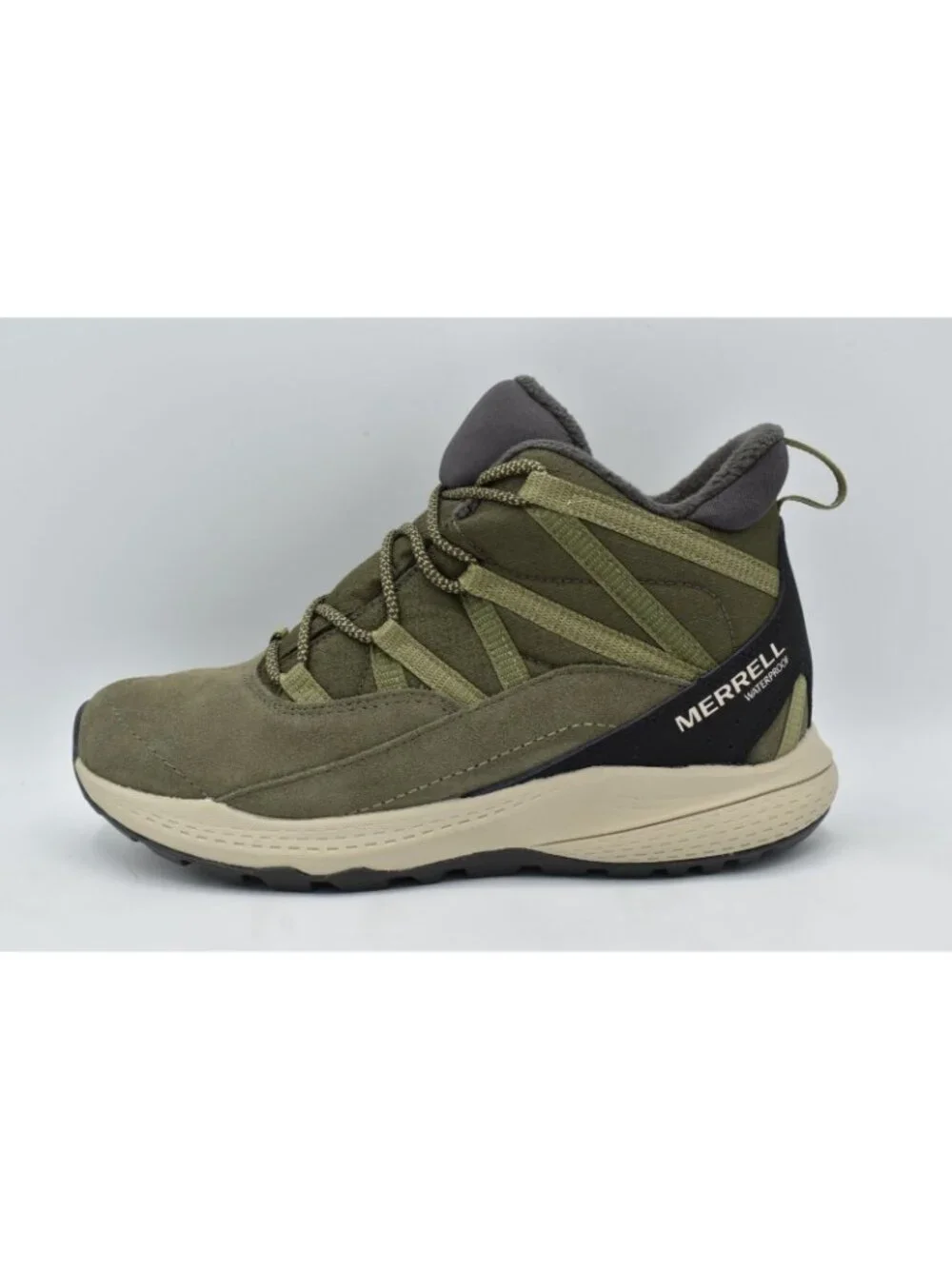 Merrell Womens 11 Bravada Edge 2 Olive Thermo Demi Insulated WP Winter‎ Boot